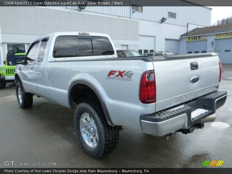 Silver Metallic / Black 2008 Ford F350 Super Duty FX4 SuperCab 4x4