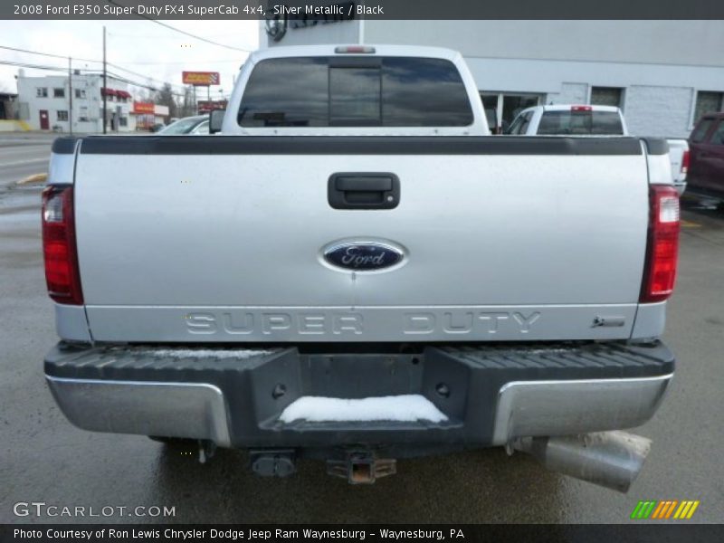 Silver Metallic / Black 2008 Ford F350 Super Duty FX4 SuperCab 4x4