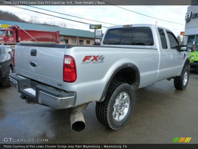 Silver Metallic / Black 2008 Ford F350 Super Duty FX4 SuperCab 4x4