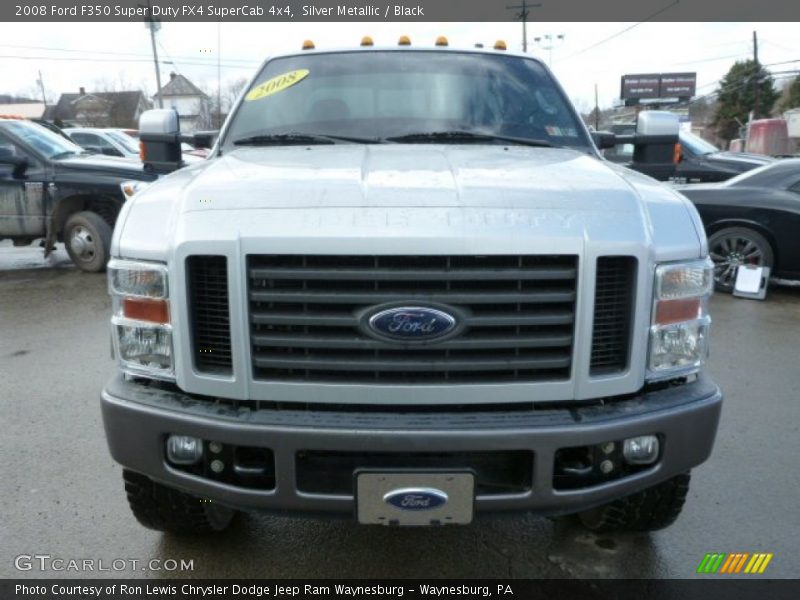 Silver Metallic / Black 2008 Ford F350 Super Duty FX4 SuperCab 4x4