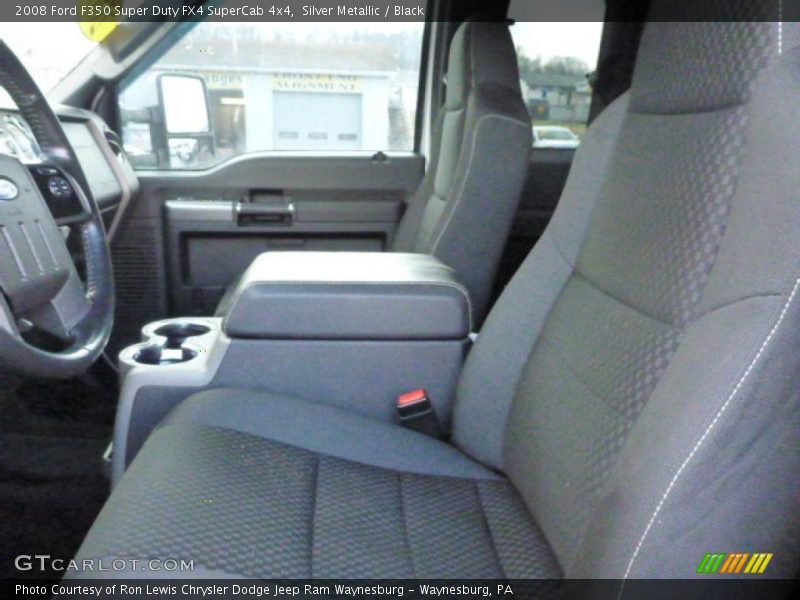 Silver Metallic / Black 2008 Ford F350 Super Duty FX4 SuperCab 4x4