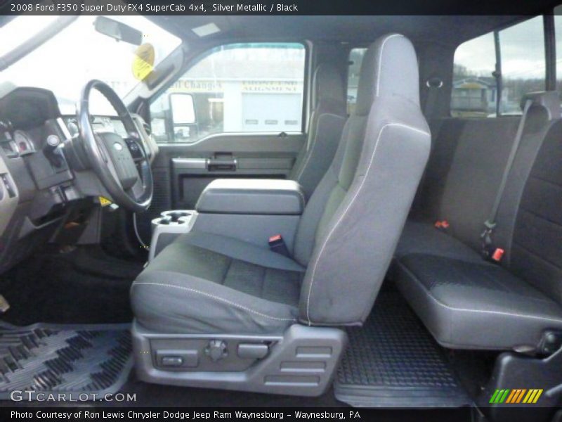 Silver Metallic / Black 2008 Ford F350 Super Duty FX4 SuperCab 4x4