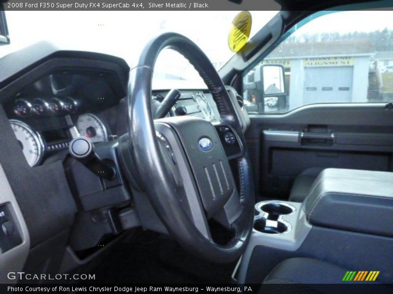 Silver Metallic / Black 2008 Ford F350 Super Duty FX4 SuperCab 4x4