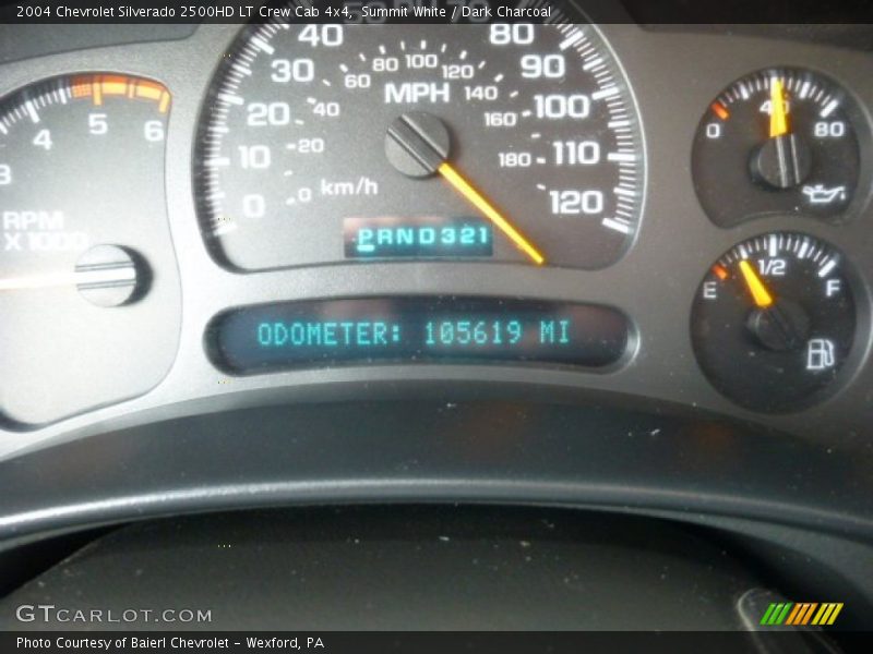 Summit White / Dark Charcoal 2004 Chevrolet Silverado 2500HD LT Crew Cab 4x4