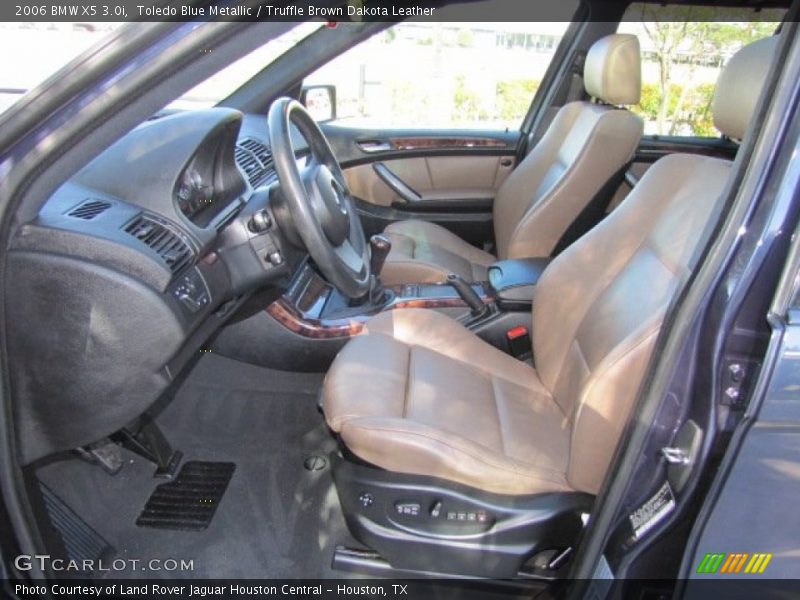 Toledo Blue Metallic / Truffle Brown Dakota Leather 2006 BMW X5 3.0i
