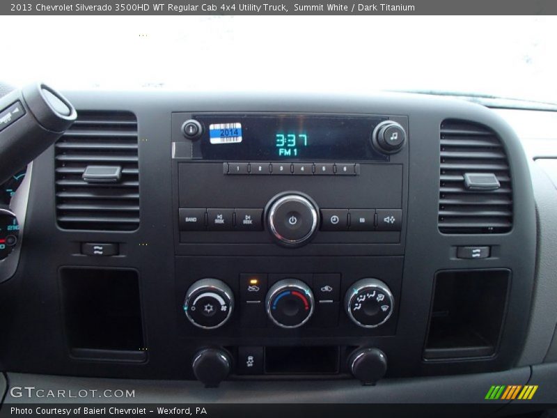 Controls of 2013 Silverado 3500HD WT Regular Cab 4x4 Utility Truck
