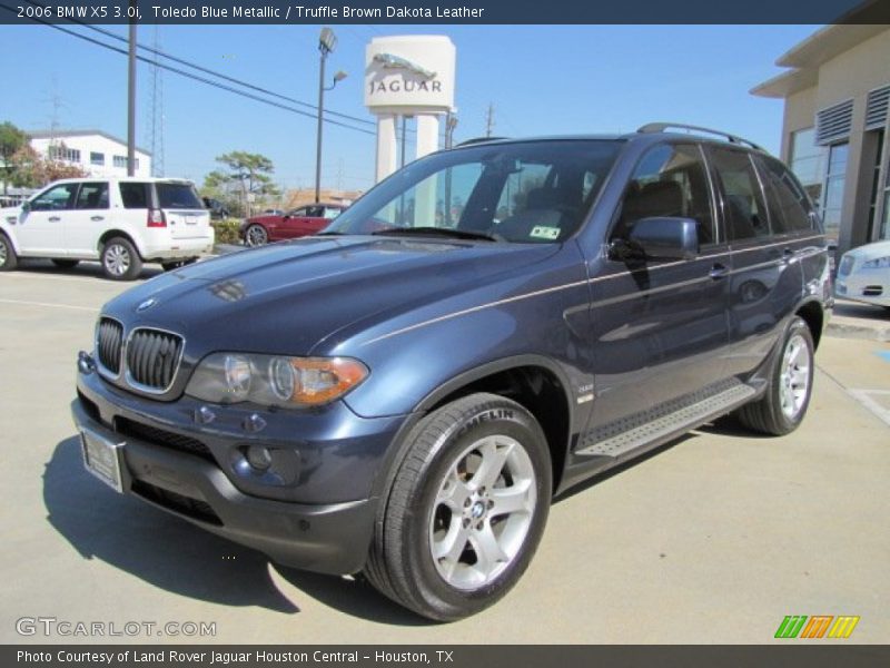 Toledo Blue Metallic / Truffle Brown Dakota Leather 2006 BMW X5 3.0i