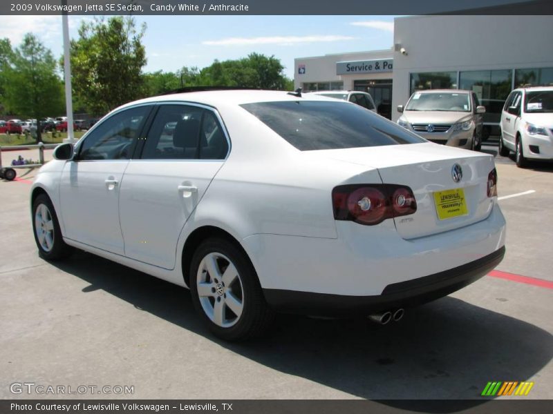 Candy White / Anthracite 2009 Volkswagen Jetta SE Sedan