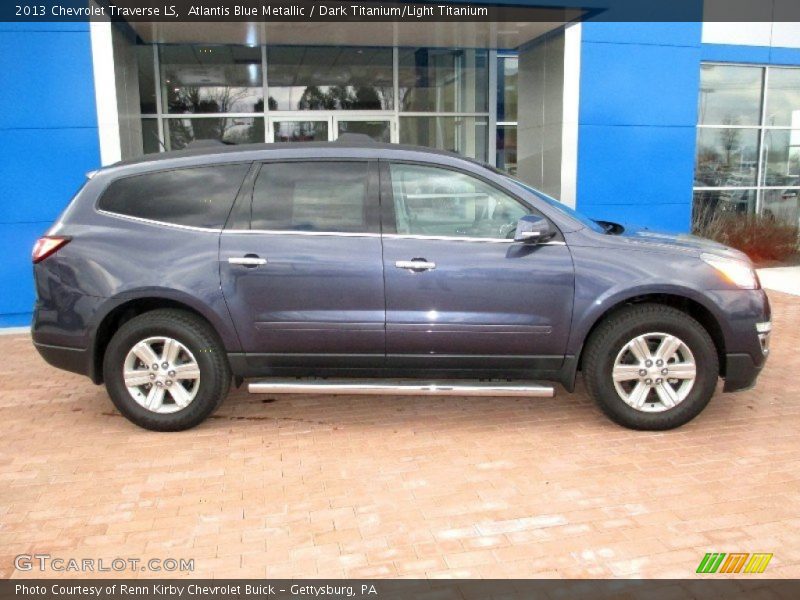 Atlantis Blue Metallic / Dark Titanium/Light Titanium 2013 Chevrolet Traverse LS