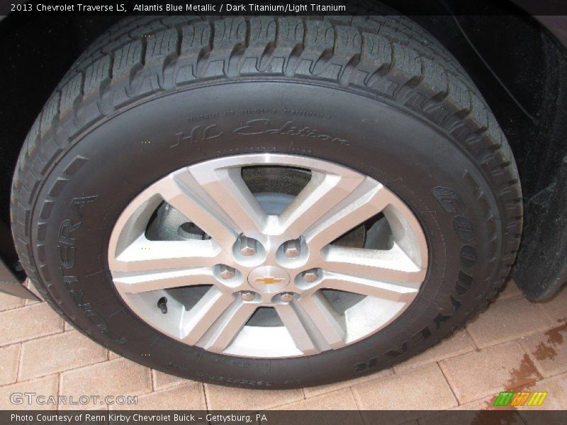 Atlantis Blue Metallic / Dark Titanium/Light Titanium 2013 Chevrolet Traverse LS