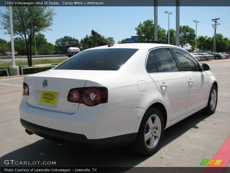 Candy White / Anthracite 2009 Volkswagen Jetta SE Sedan