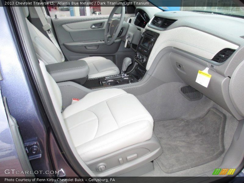 Atlantis Blue Metallic / Dark Titanium/Light Titanium 2013 Chevrolet Traverse LS