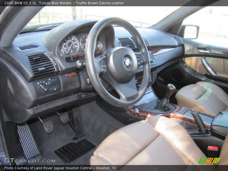 Toledo Blue Metallic / Truffle Brown Dakota Leather 2006 BMW X5 3.0i