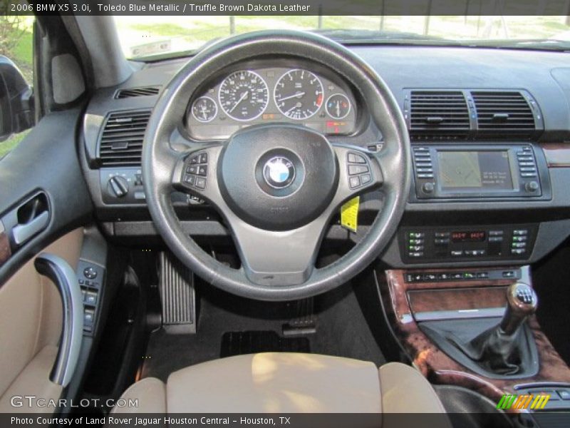 Toledo Blue Metallic / Truffle Brown Dakota Leather 2006 BMW X5 3.0i