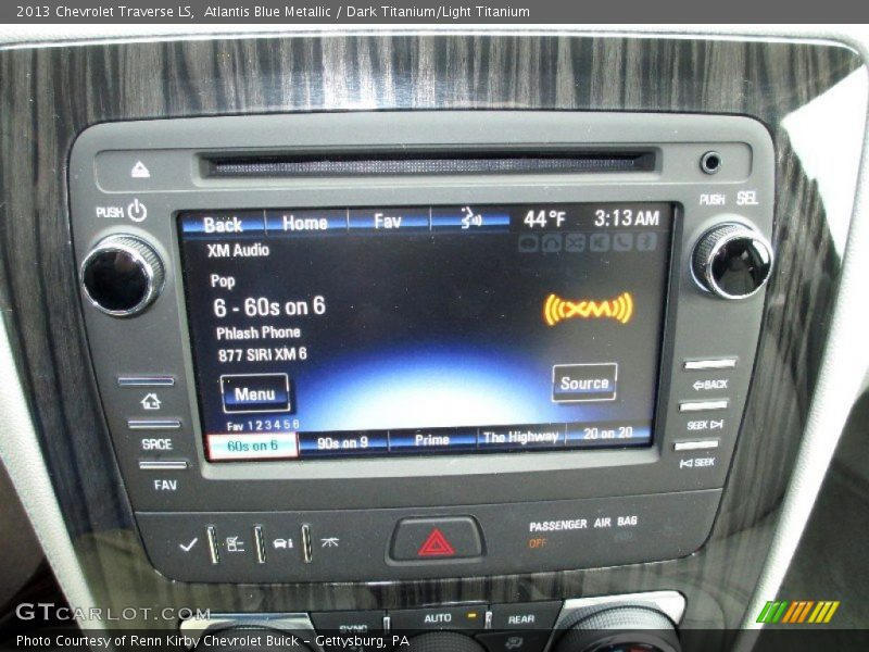 Atlantis Blue Metallic / Dark Titanium/Light Titanium 2013 Chevrolet Traverse LS
