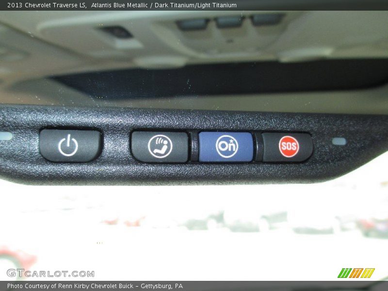 Atlantis Blue Metallic / Dark Titanium/Light Titanium 2013 Chevrolet Traverse LS
