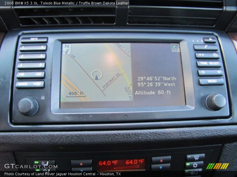 Toledo Blue Metallic / Truffle Brown Dakota Leather 2006 BMW X5 3.0i