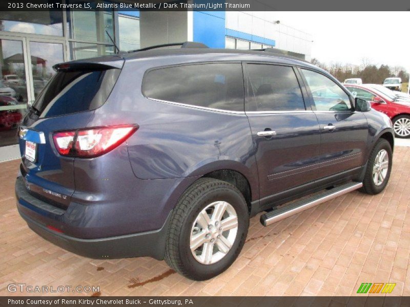 Atlantis Blue Metallic / Dark Titanium/Light Titanium 2013 Chevrolet Traverse LS