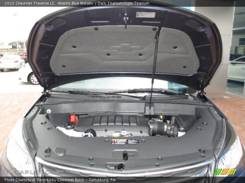 Atlantis Blue Metallic / Dark Titanium/Light Titanium 2013 Chevrolet Traverse LS