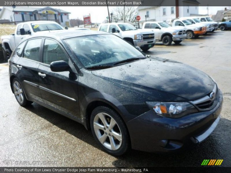 Front 3/4 View of 2010 Impreza Outback Sport Wagon