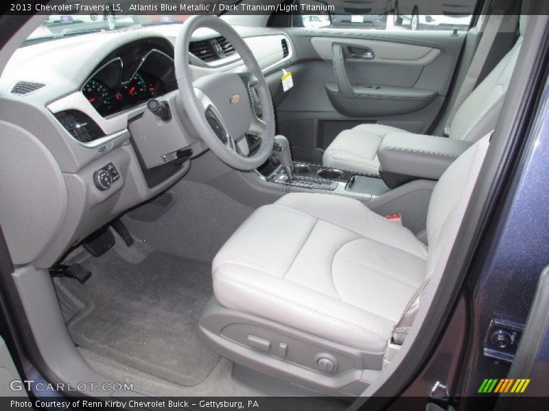 Atlantis Blue Metallic / Dark Titanium/Light Titanium 2013 Chevrolet Traverse LS