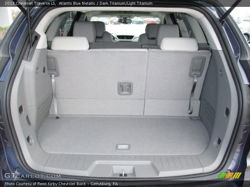 Atlantis Blue Metallic / Dark Titanium/Light Titanium 2013 Chevrolet Traverse LS