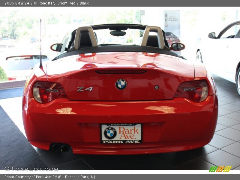 Bright Red / Black 2006 BMW Z4 3.0i Roadster