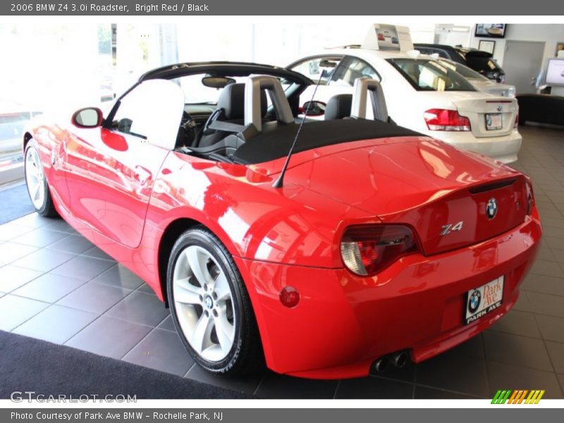 Bright Red / Black 2006 BMW Z4 3.0i Roadster