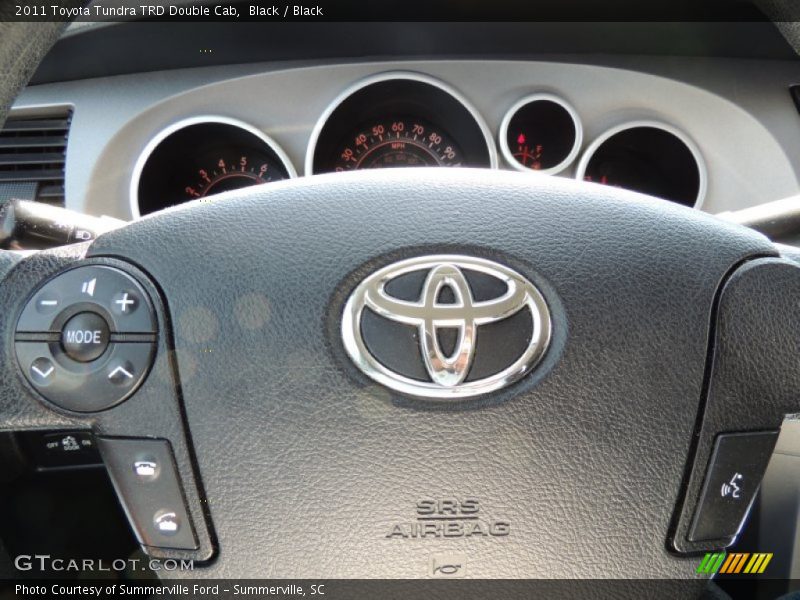 Black / Black 2011 Toyota Tundra TRD Double Cab