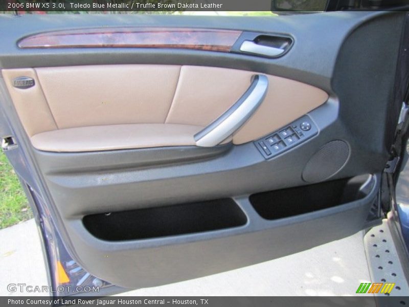 Toledo Blue Metallic / Truffle Brown Dakota Leather 2006 BMW X5 3.0i