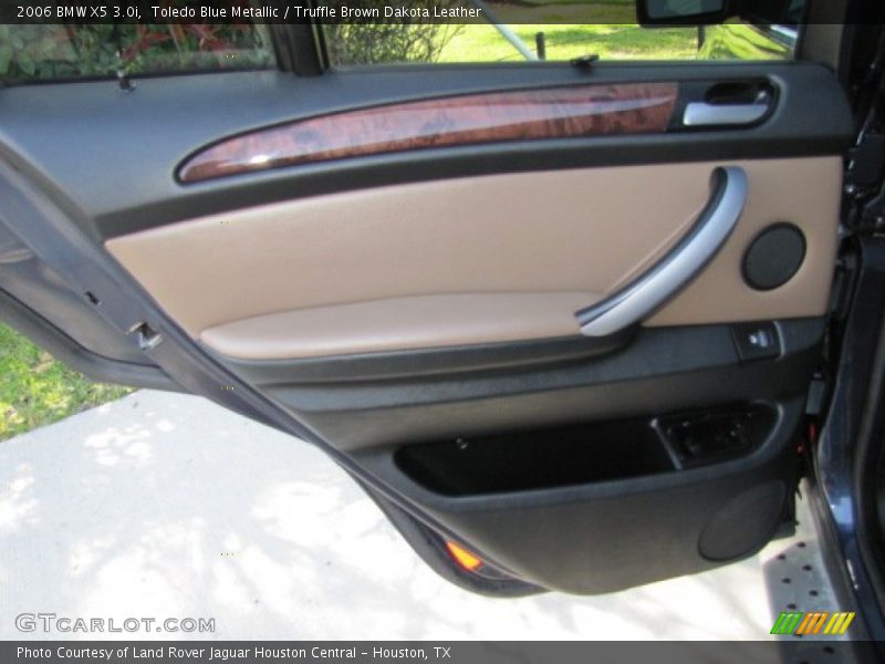Toledo Blue Metallic / Truffle Brown Dakota Leather 2006 BMW X5 3.0i