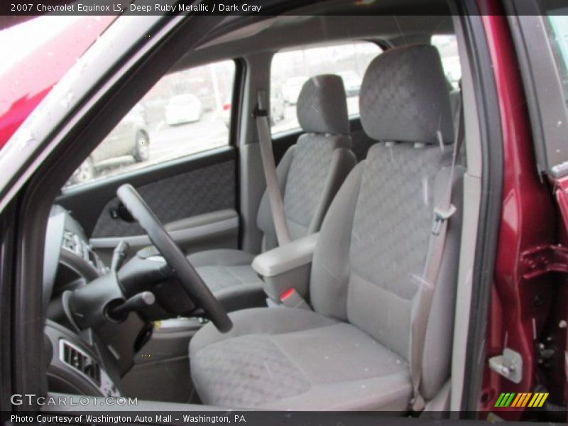 Deep Ruby Metallic / Dark Gray 2007 Chevrolet Equinox LS