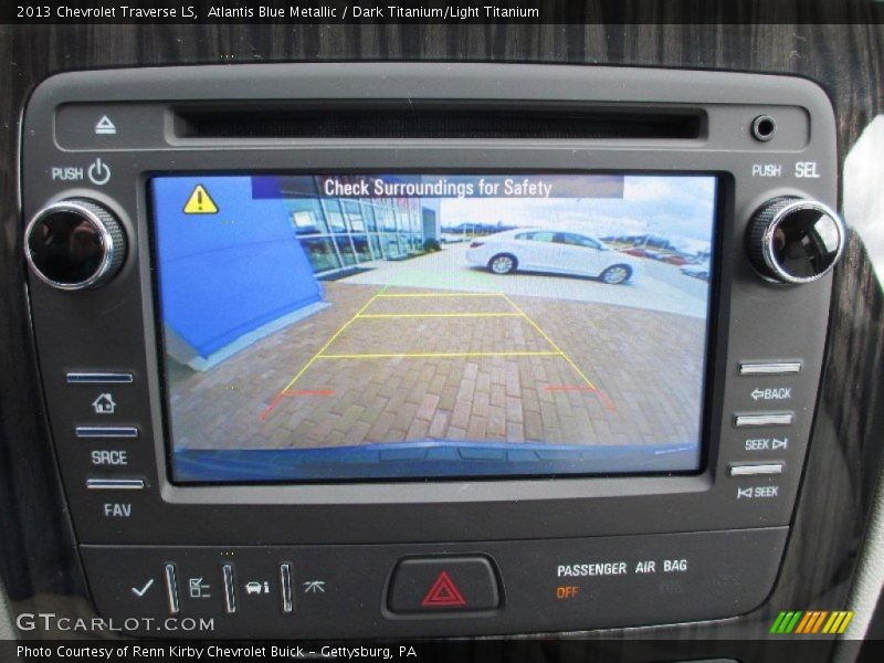 Atlantis Blue Metallic / Dark Titanium/Light Titanium 2013 Chevrolet Traverse LS