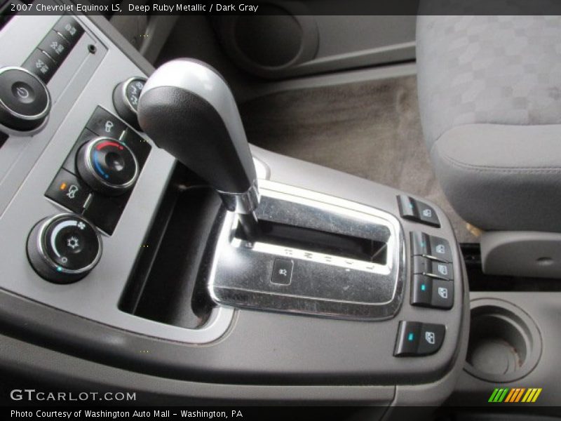 Deep Ruby Metallic / Dark Gray 2007 Chevrolet Equinox LS