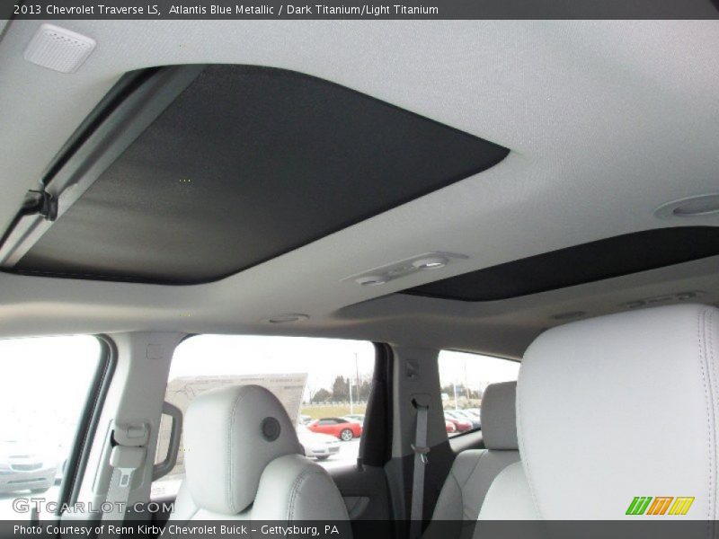 Atlantis Blue Metallic / Dark Titanium/Light Titanium 2013 Chevrolet Traverse LS