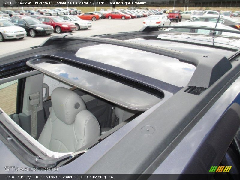 Atlantis Blue Metallic / Dark Titanium/Light Titanium 2013 Chevrolet Traverse LS
