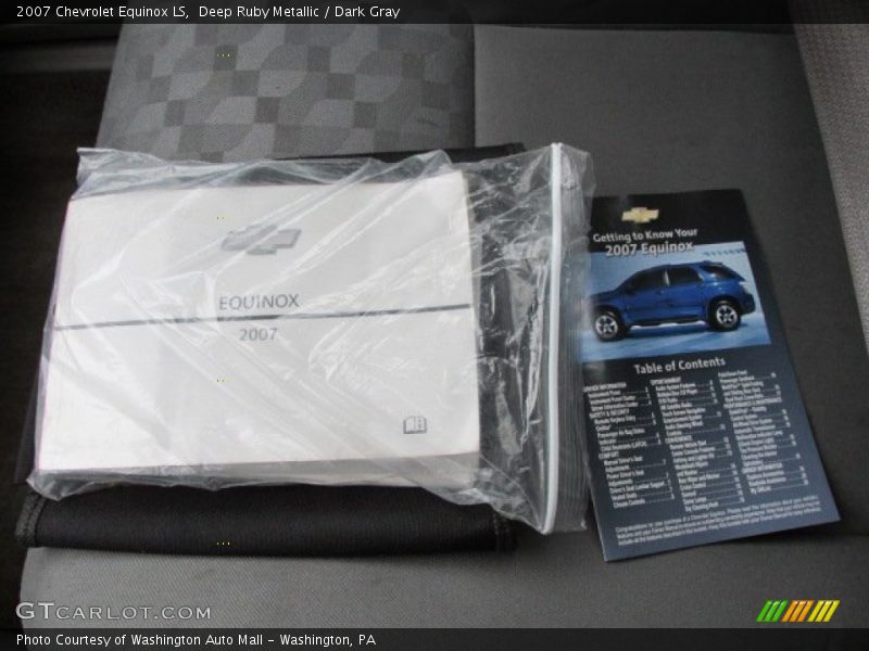 Deep Ruby Metallic / Dark Gray 2007 Chevrolet Equinox LS