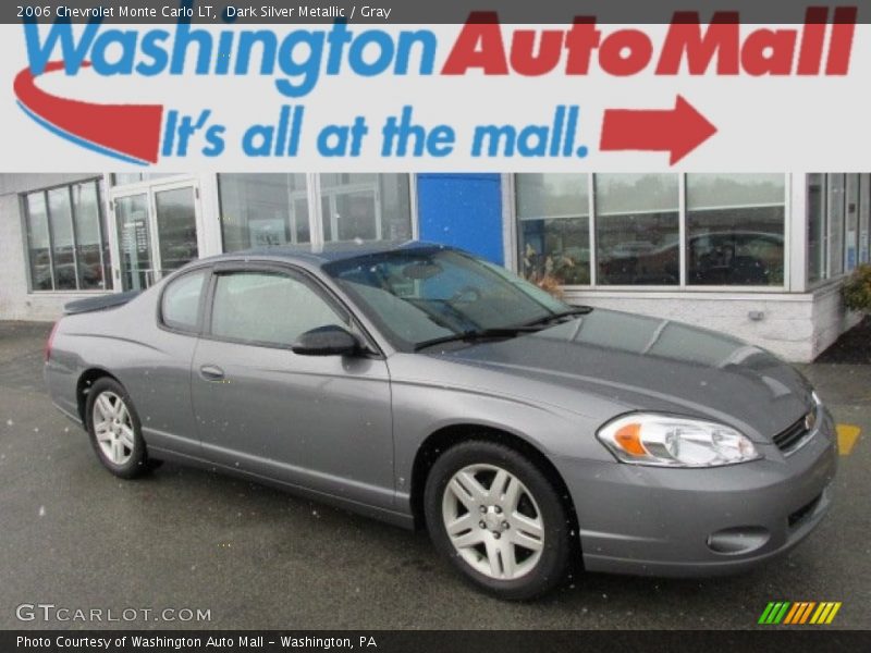 Dark Silver Metallic / Gray 2006 Chevrolet Monte Carlo LT