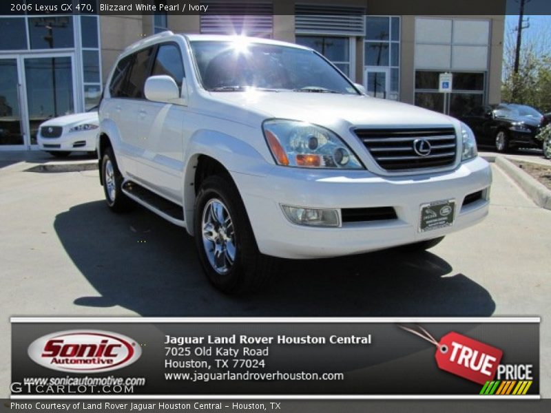 Blizzard White Pearl / Ivory 2006 Lexus GX 470