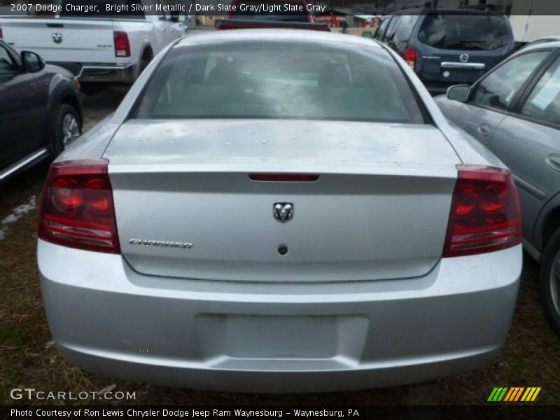 Bright Silver Metallic / Dark Slate Gray/Light Slate Gray 2007 Dodge Charger