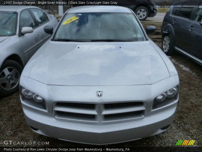 Bright Silver Metallic / Dark Slate Gray/Light Slate Gray 2007 Dodge Charger