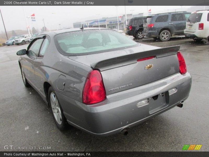 Dark Silver Metallic / Gray 2006 Chevrolet Monte Carlo LT
