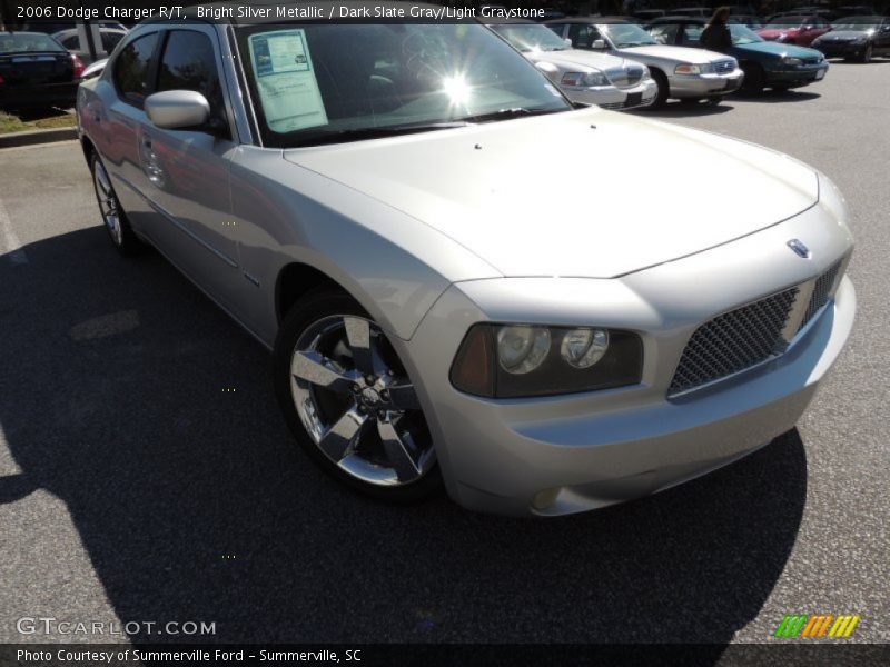 Bright Silver Metallic / Dark Slate Gray/Light Graystone 2006 Dodge Charger R/T
