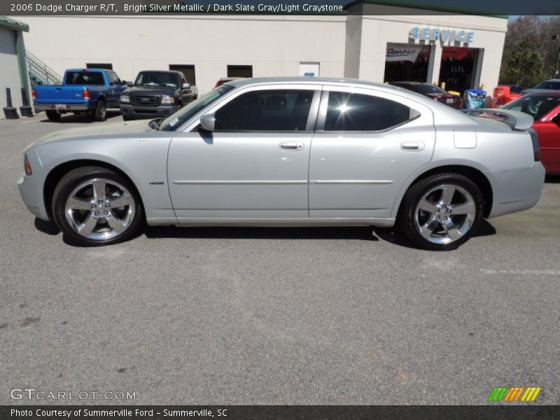 Bright Silver Metallic / Dark Slate Gray/Light Graystone 2006 Dodge Charger R/T