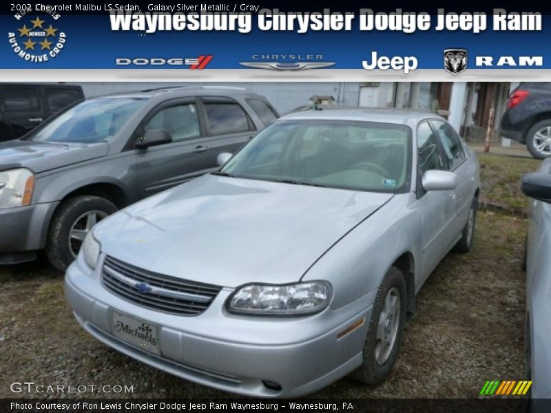 Galaxy Silver Metallic / Gray 2002 Chevrolet Malibu LS Sedan