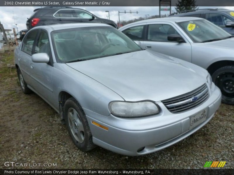 Galaxy Silver Metallic / Gray 2002 Chevrolet Malibu LS Sedan