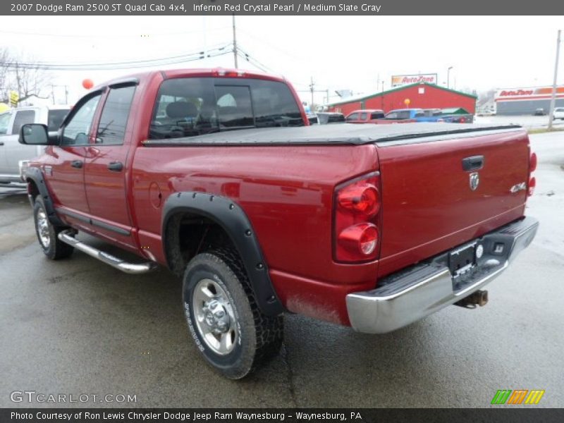 Inferno Red Crystal Pearl / Medium Slate Gray 2007 Dodge Ram 2500 ST Quad Cab 4x4