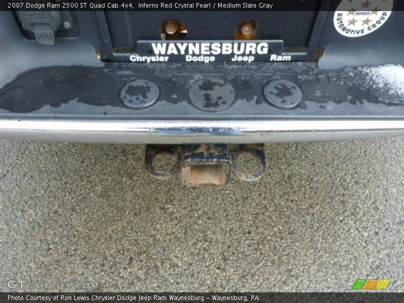 Inferno Red Crystal Pearl / Medium Slate Gray 2007 Dodge Ram 2500 ST Quad Cab 4x4