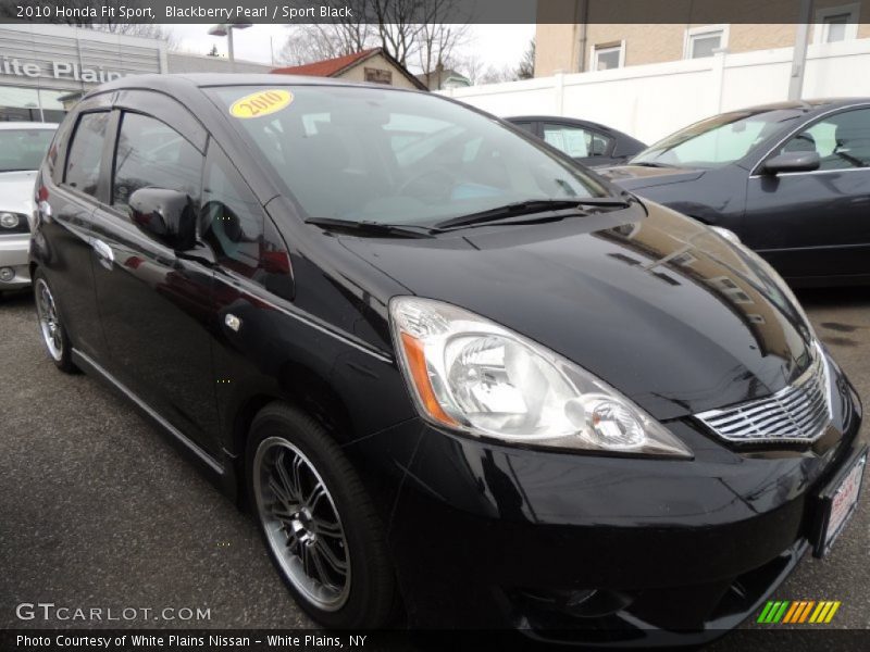 Blackberry Pearl / Sport Black 2010 Honda Fit Sport