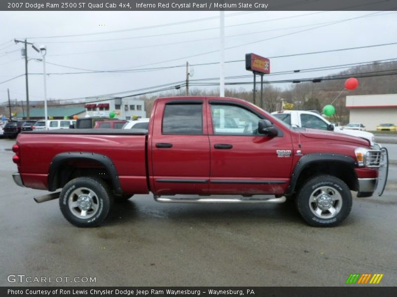 Inferno Red Crystal Pearl / Medium Slate Gray 2007 Dodge Ram 2500 ST Quad Cab 4x4